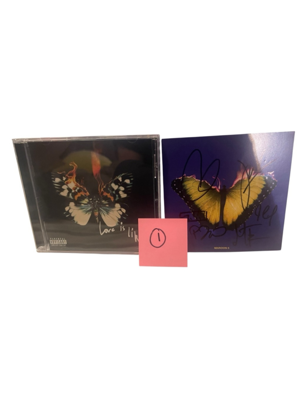 Autographed signed Maroon 5 CD Album -brand new